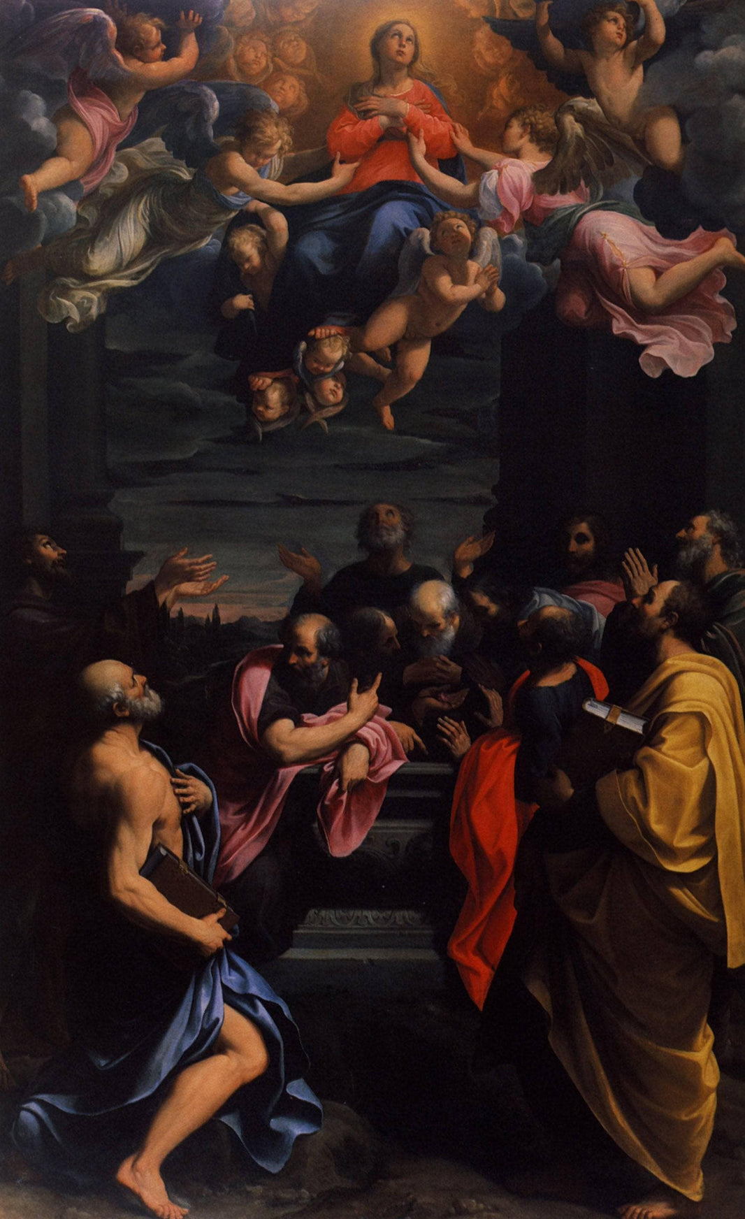 Assumption by Guido Reni — hand-painted cultural oil painting reproduction on canvas