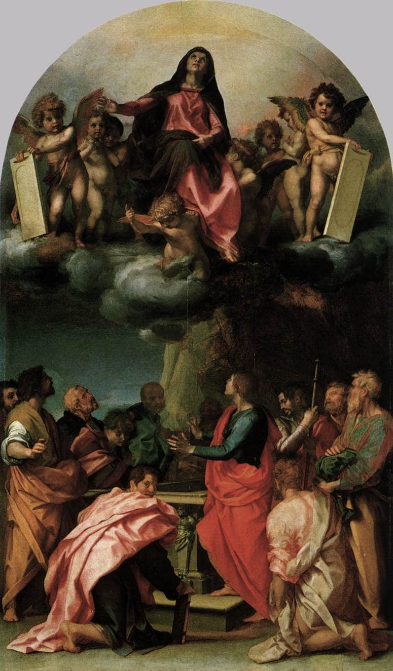 Assumption of the Virgin - Andrea del Sarto