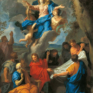 Assumption of the Virgin by Charles Le Brun — Oil Painting Reproduction