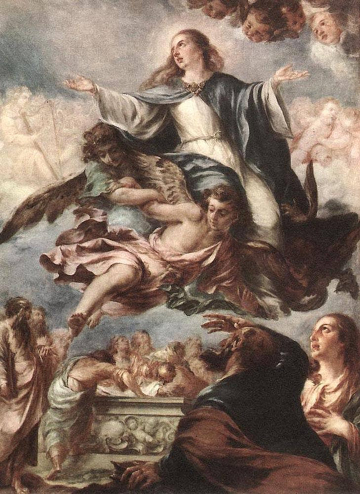 Assumption of the Virgin by Juan de Valdes Leal — hand-painted cultural oil painting reproduction on canvas
