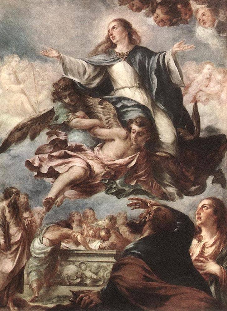 Assumption of the Virgin on gallery wrap