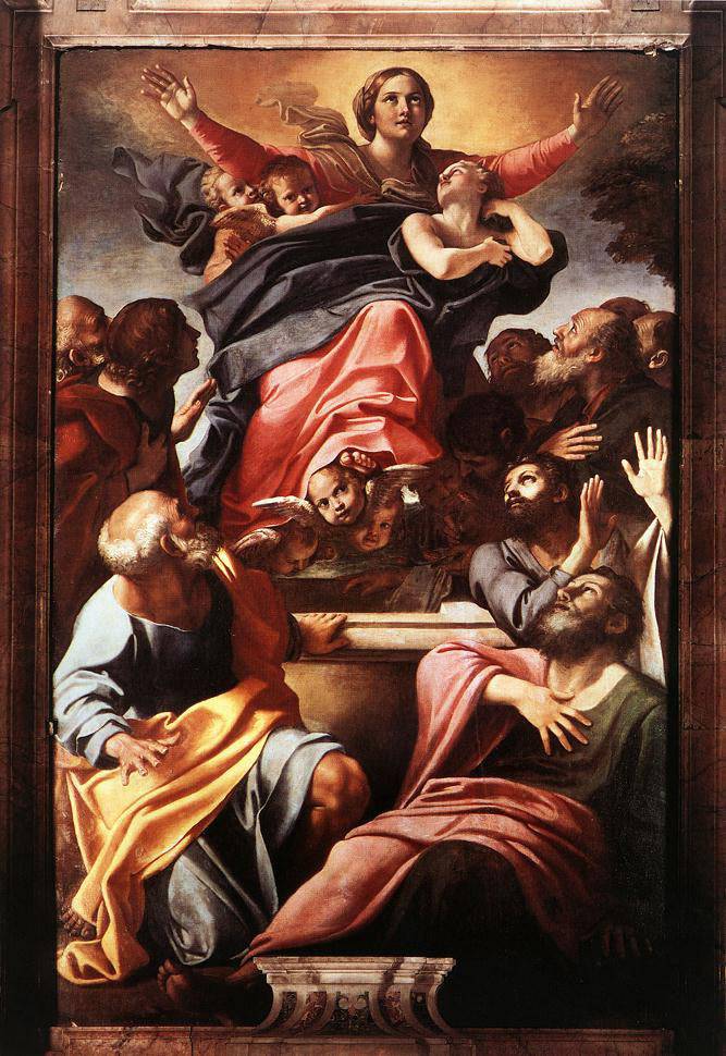 Assumption of the Virgin Mary - Annibale Carracci