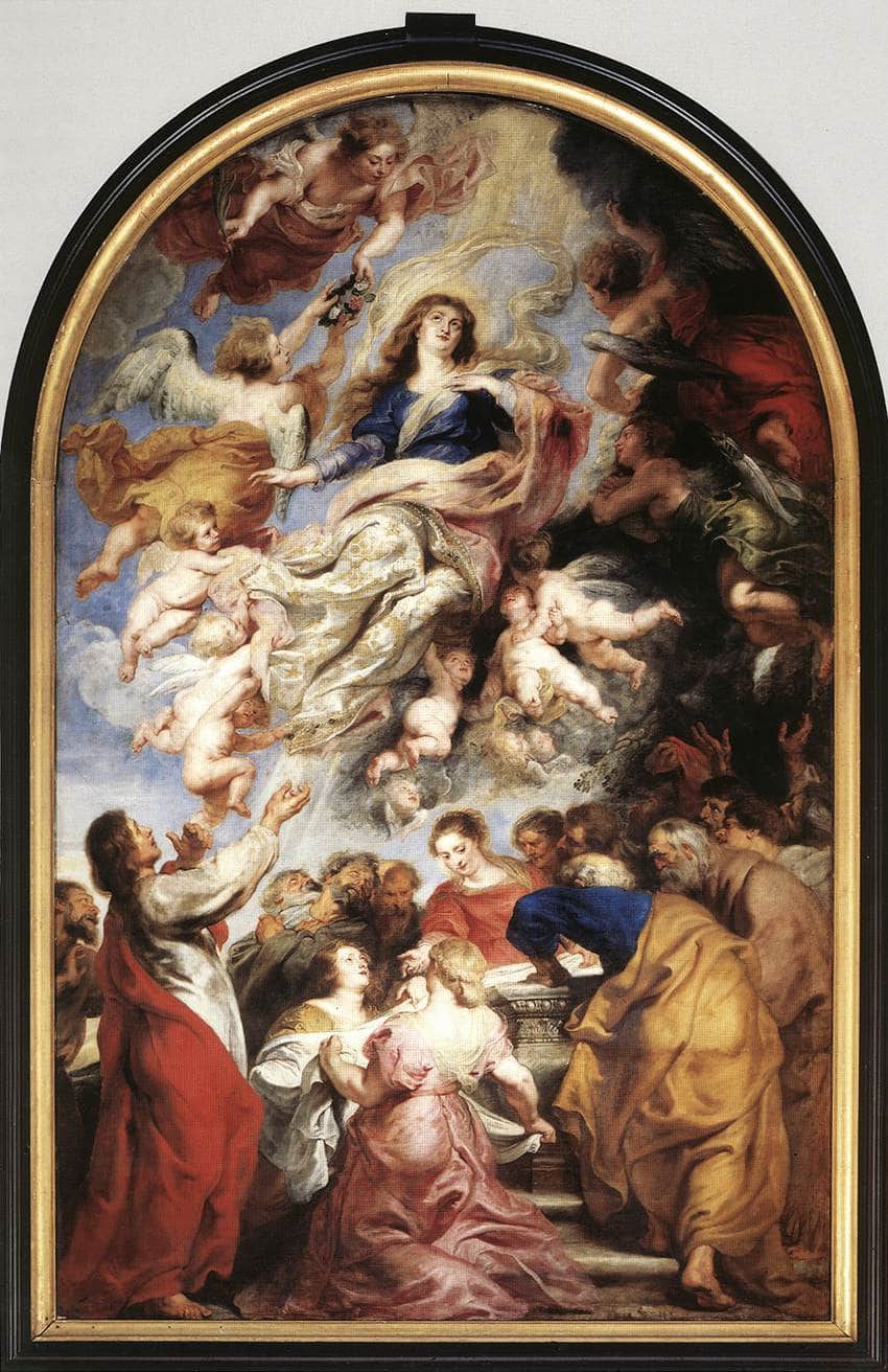 Assumption of the Virgin by Peter Paul Rubens — hand-painted cultural oil painting reproduction on canvas