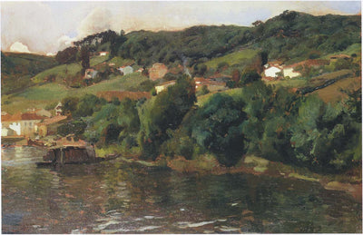 Asturian Landscape in living room