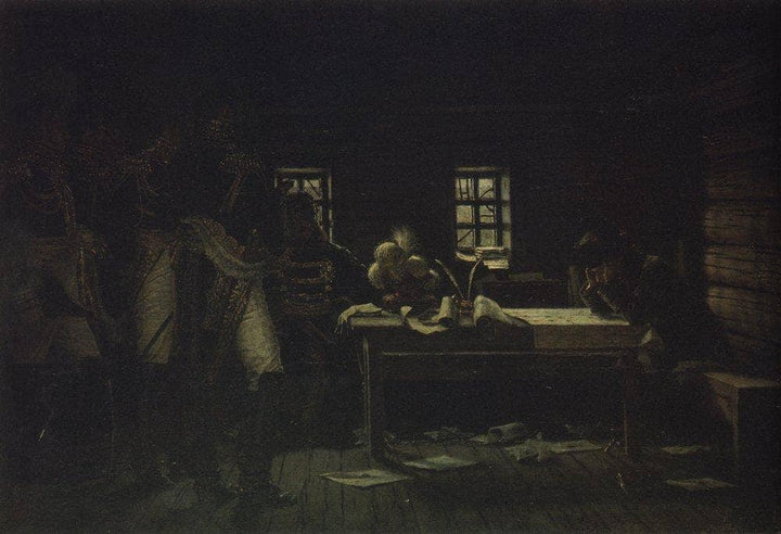 At Gorodnia. Breakthrough or Withdraw by Vasily Vereshchagin — hand-painted architectural oil painting reproduction on canvas