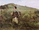 At Harvest Time by Jules Bastien-Lepage — hand-painted landscape oil painting reproduction on canvas