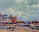 At Low Tide by Maxime Maufra — hand-painted landscape oil painting reproduction on canvas