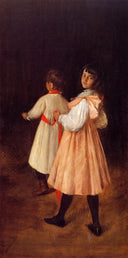 At Play by William Merritt Chase — children oil painting wall art, Impressionism