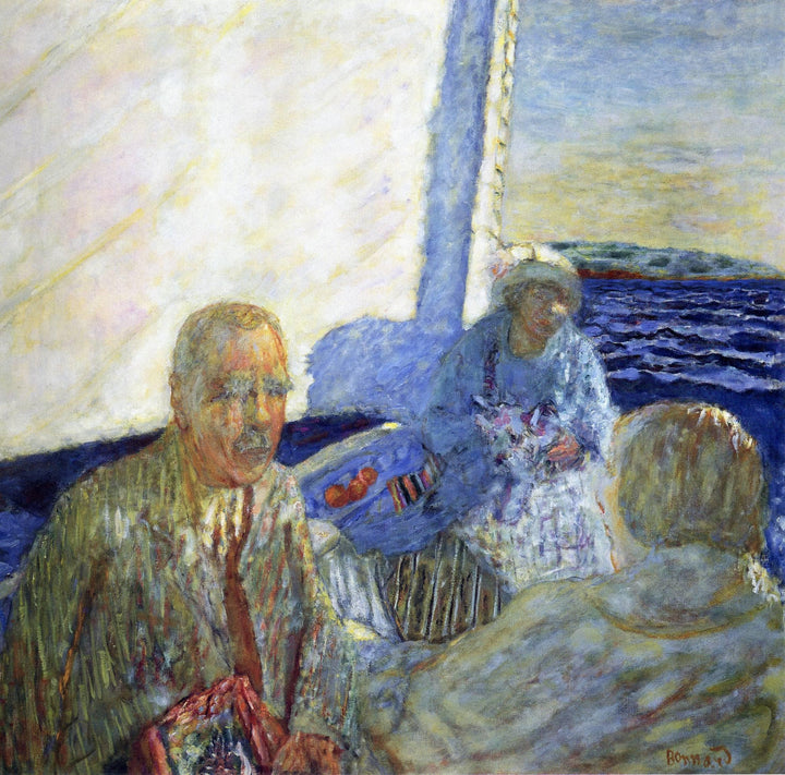 At Sea by Pierre Bonnard — hand-painted portrait oil painting reproduction on canvas