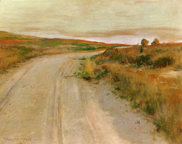 At Shinnecock Hills by William Merritt Chase — hand-painted architectural oil painting reproduction on canvas