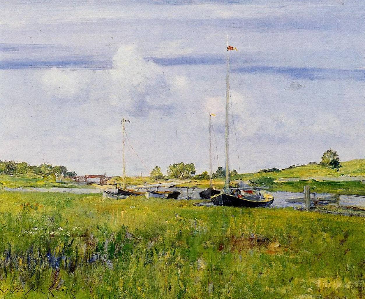 At the Boat Landing