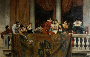 At the Carnival - Eugene de Blaas