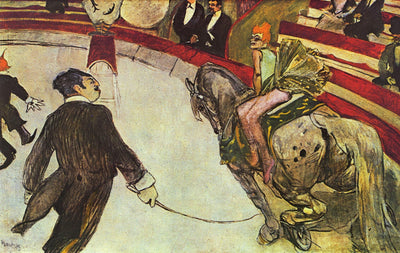 At the Circus Fernando, the rider in apartment