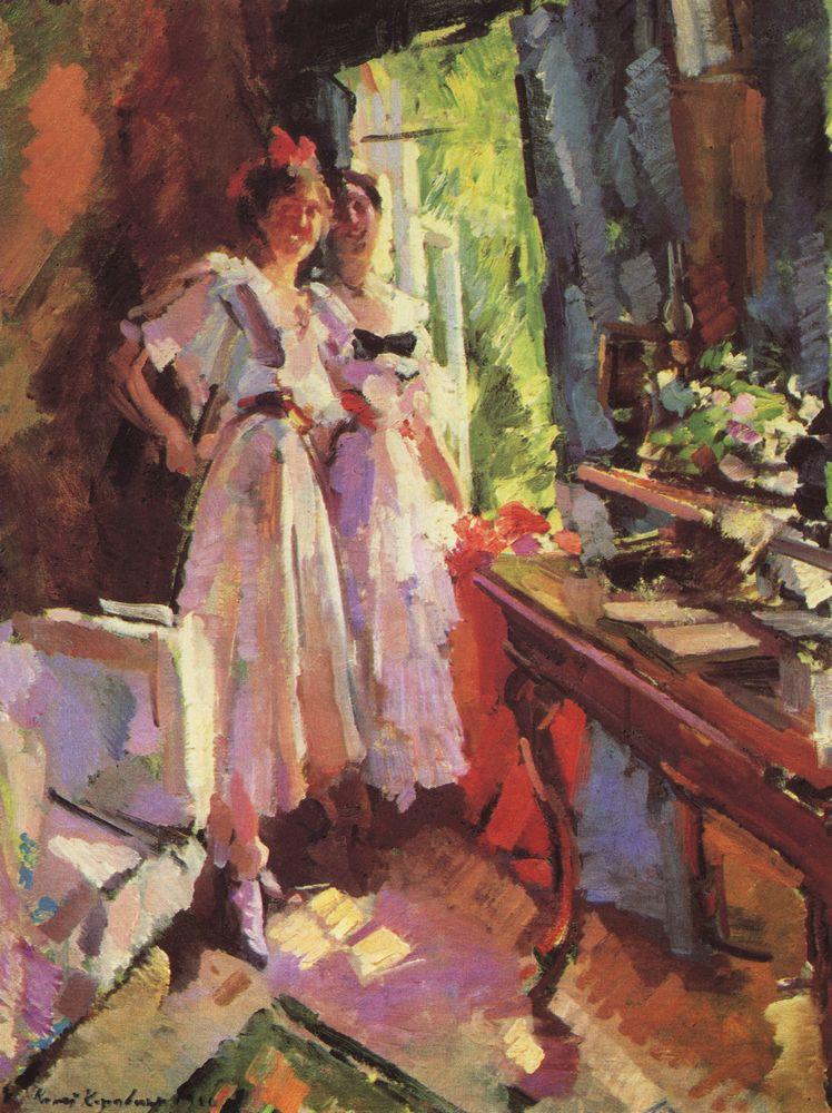 At the Open Window - Konstantin Korovin