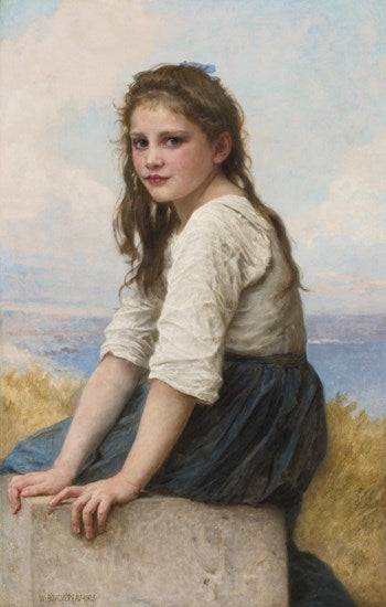 At the Seaside - William-Adolphe Bouguereau