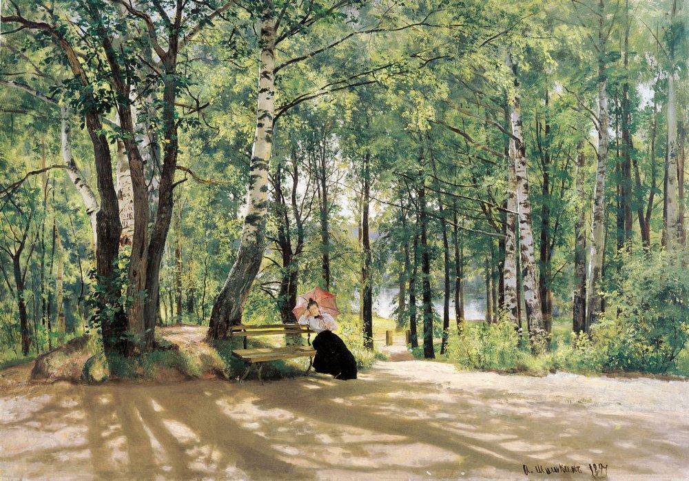 At the Summer Cottage - Ivan Shishkin