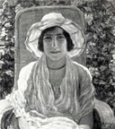 At the sunlight by Vincenzo Migliaro — hand-painted portrait oil painting reproduction on canvas