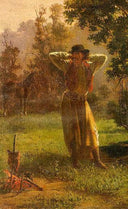 Atardecer by Juan Manuel Blanes — hand-painted portrait oil painting reproduction on canvas