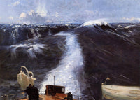Atlantic Storm by John Singer Sargent — hand-painted landscape oil painting reproduction on canvas