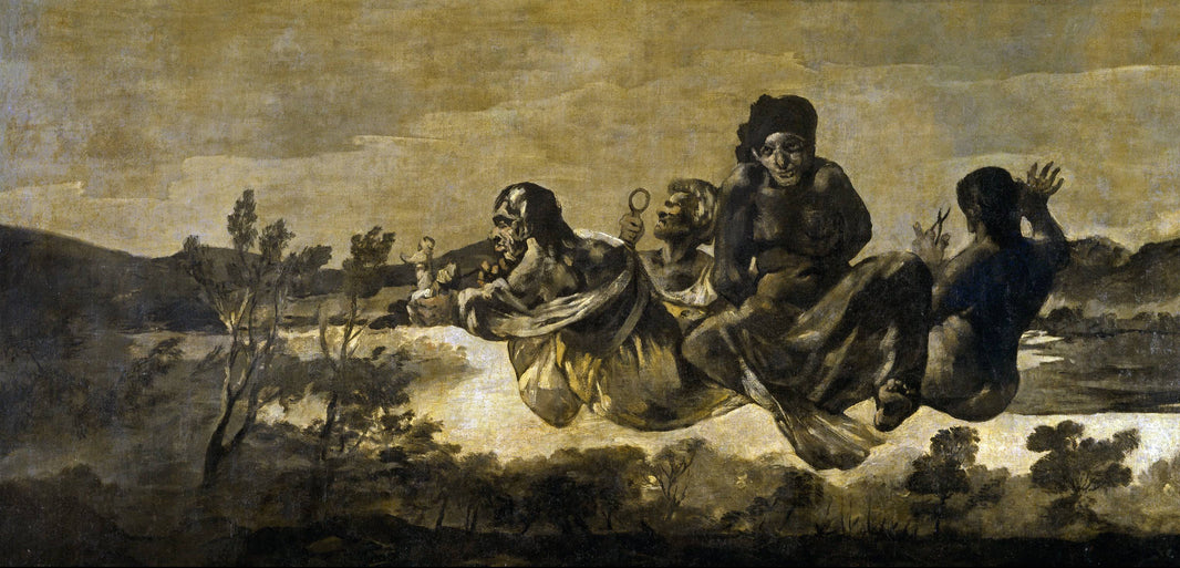 Atropos (The Fates) by Francisco Goya, hand-painted cultural oil painting reproduction on canvas