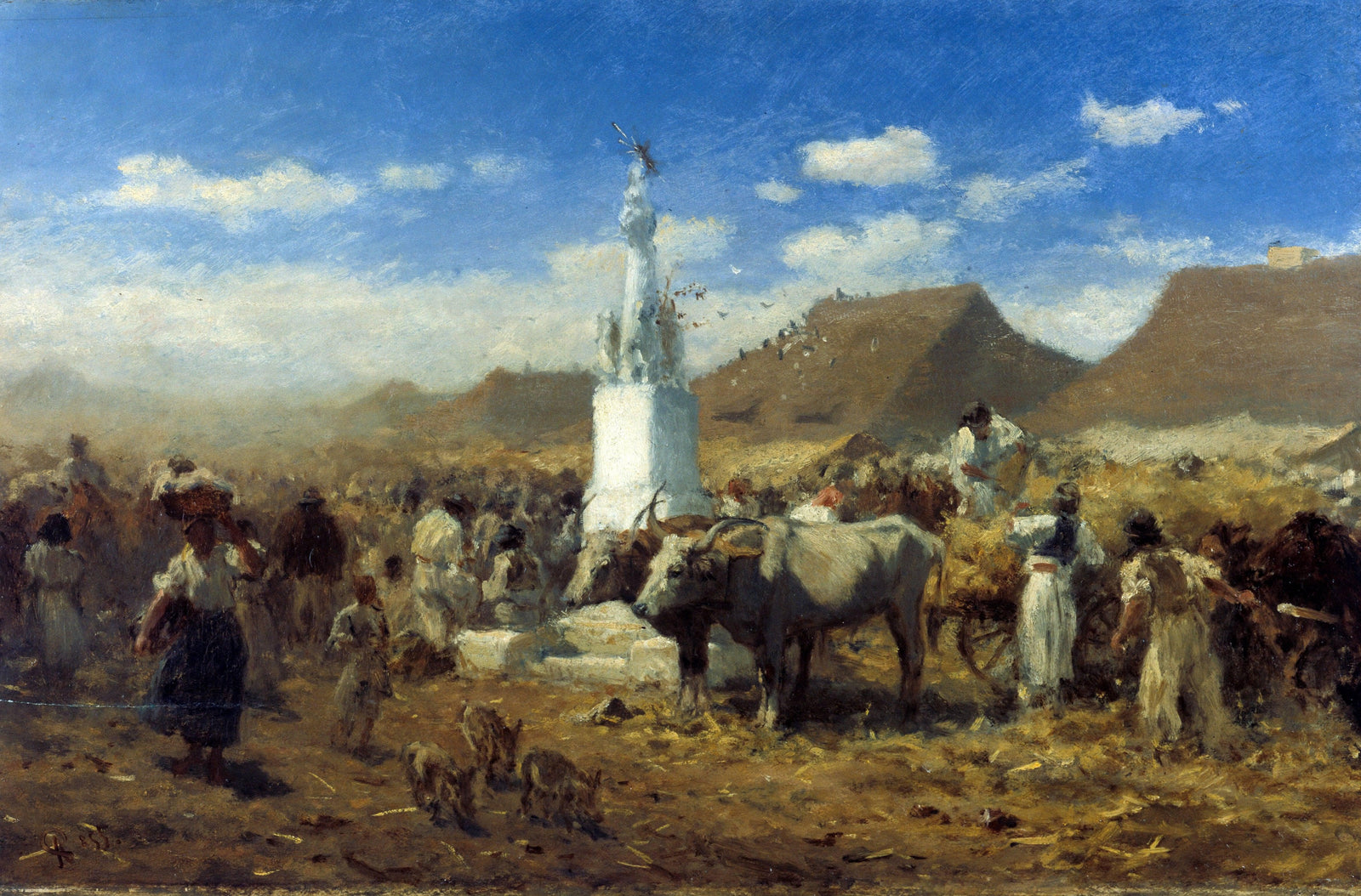 Market in Szolnok (Market day)