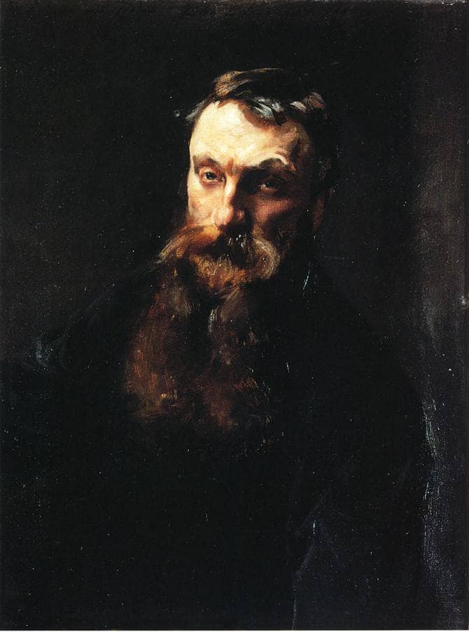 Auguste Rodin on gallery wrap