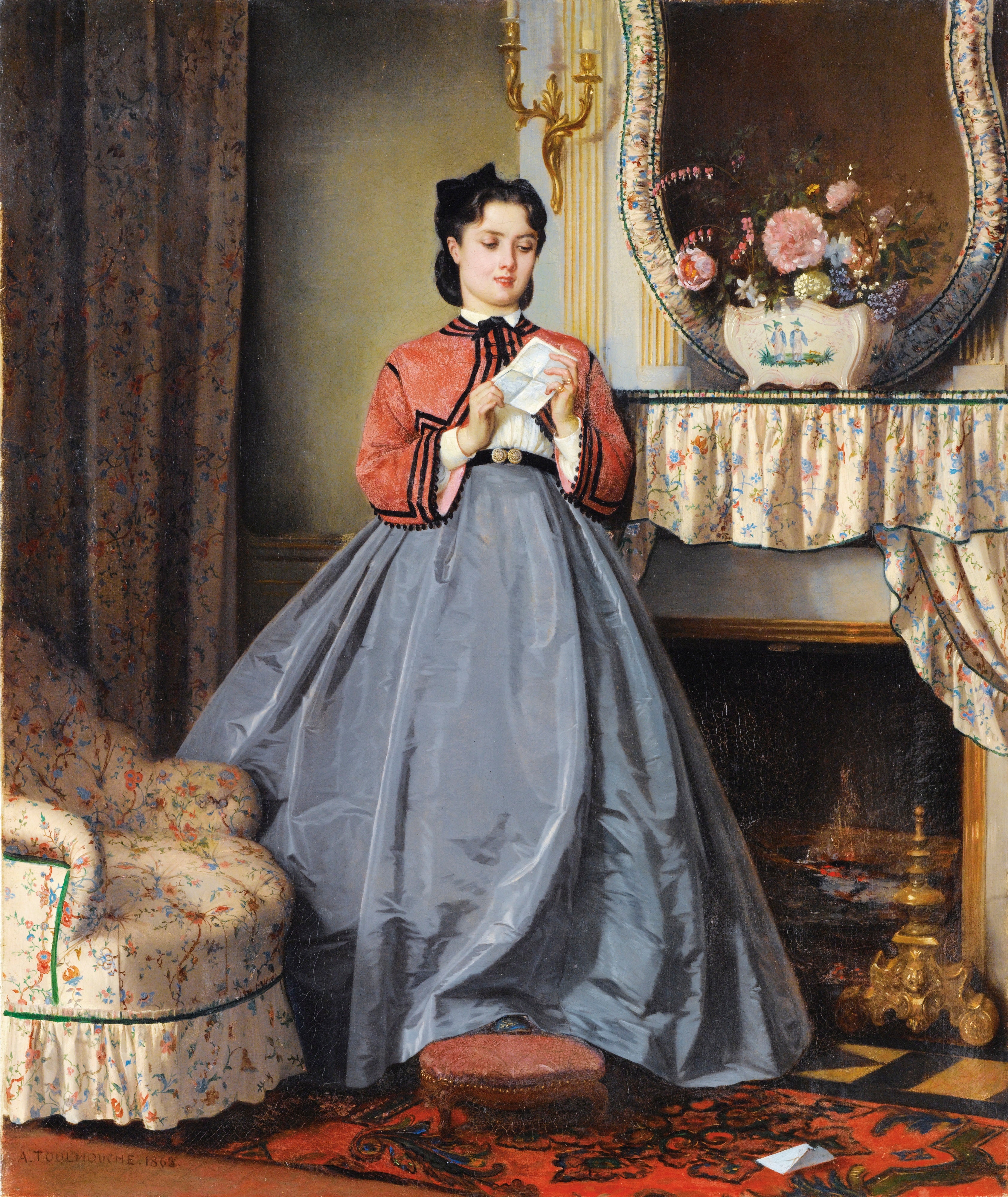 The Love Letter - Auguste Toulmouche