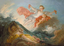 Aurora Triumphing over Night by Jean-Honore Fragonard — landscapes oil painting wall art, Rococo