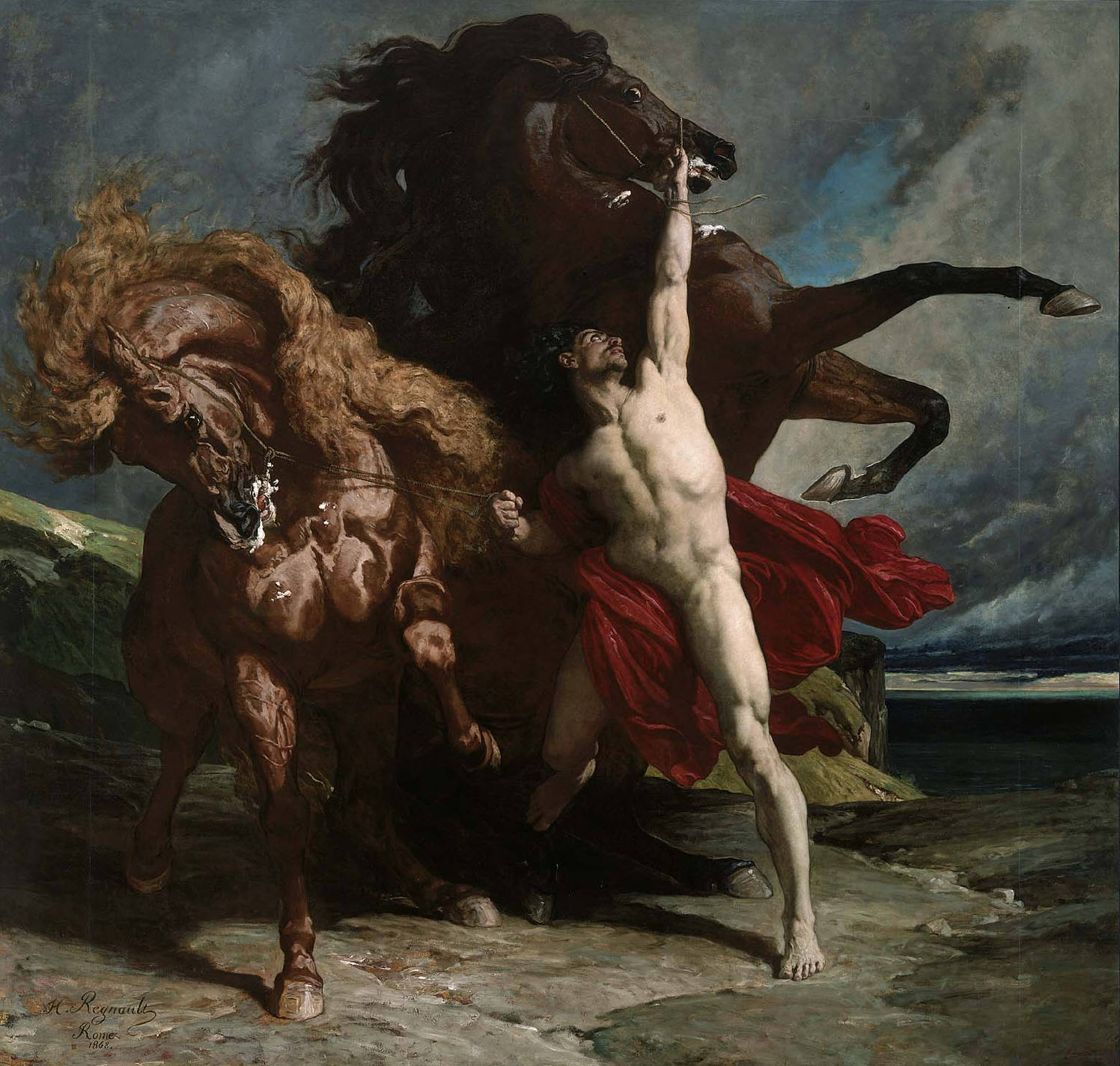 Automedon with the Horses of Achilles - Henri Regnault