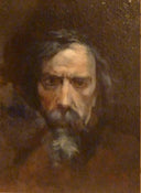 Autoportrait by Jean-Baptiste Carpeaux — hand-painted portrait oil painting reproduction on canvas