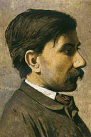 Self portrait by Giuseppe Abbati — self oil painting wall art, Realism