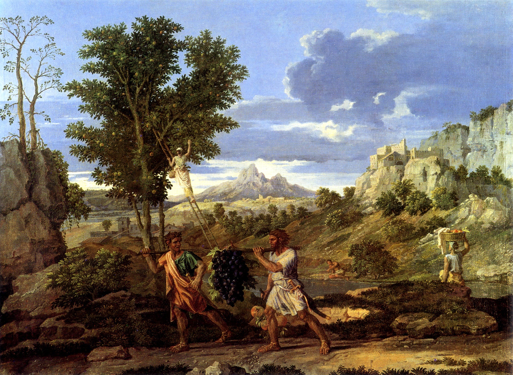 Autumn (The Spies with the Grapes of the Promised Land) - Nicolas Poussin