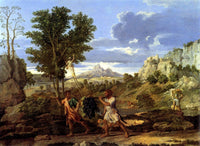 Autumn (The Spies with the Grapes of the Promised Land) by Nicolas Poussin — hand-painted botanical oil painting reproduction on canvas