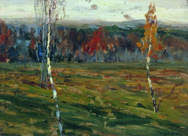 Autumn. Birches.