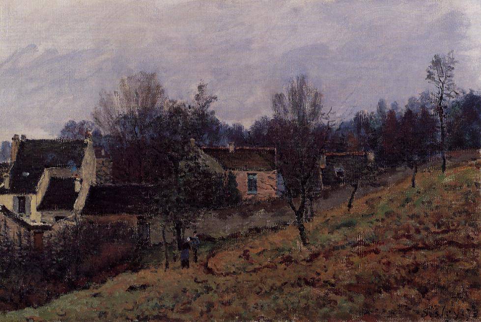 Autumn in Louveciennes - Alfred Sisley