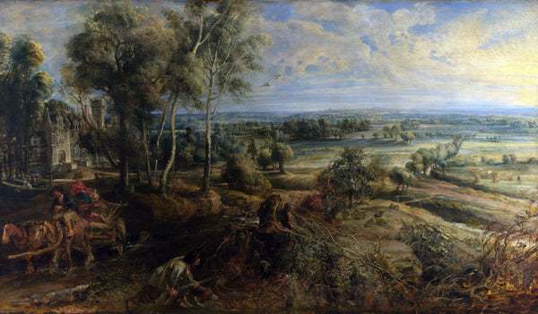 Autumn Landscape with a View of Het Steen