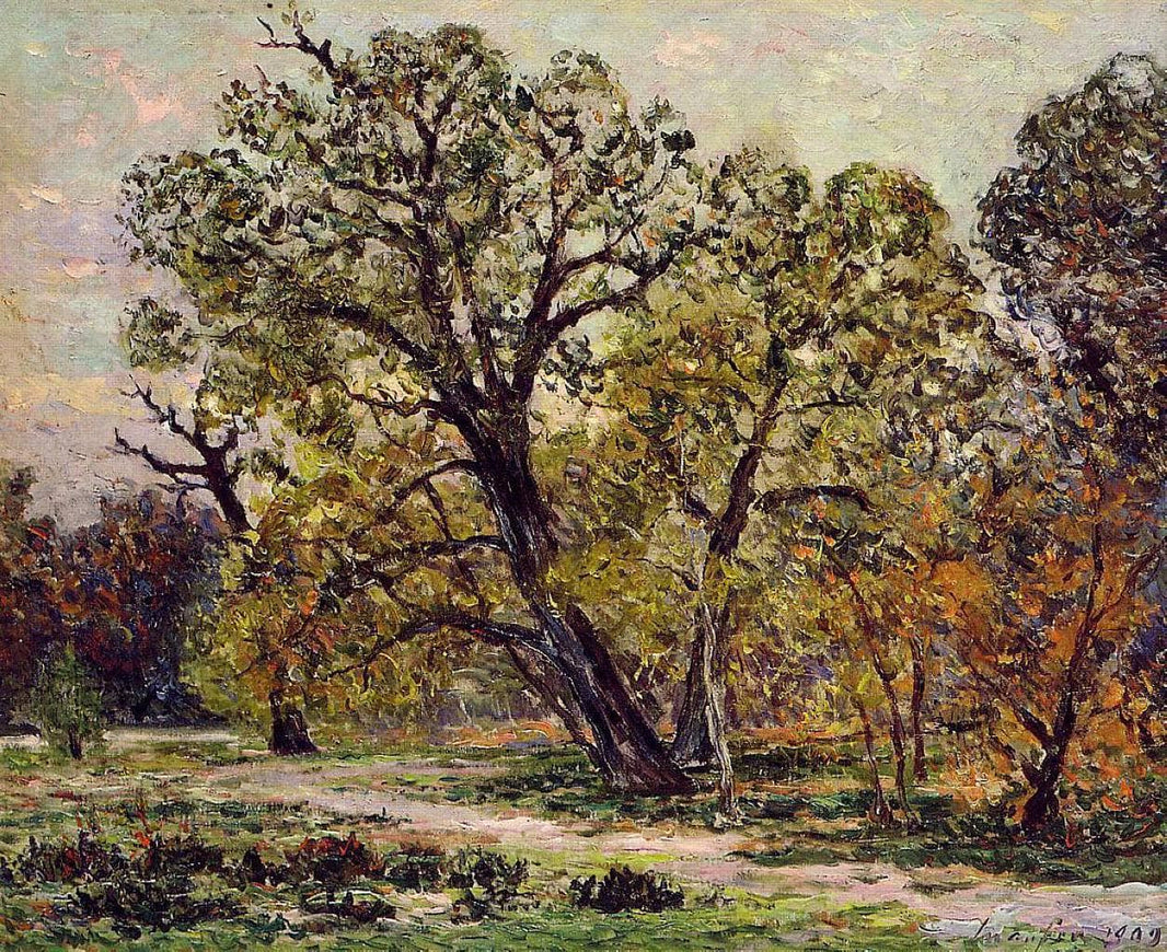 Autumn by Maxime Maufra — hand-painted botanical oil painting reproduction on canvas