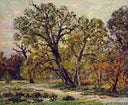 Autumn by Maxime Maufra — forest oil painting wall art, Post Impressionism