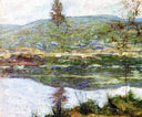 Autumn-Mists by John Henry Twachtman — seascapes oil painting wall art, Impressionism
