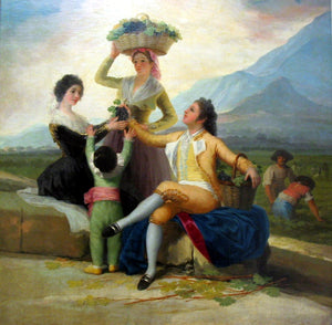 Autumn, or The Grape Harvest - Francisco Goya