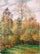 Autumn, Poplars in modern living room