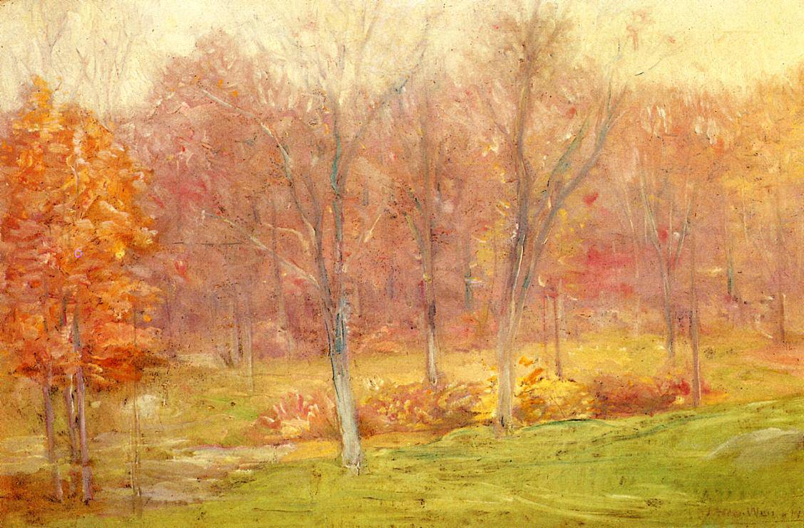 Autumn Rain - Julian Alden Weir