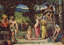 Autumn by Pierre Puvis de Chavannes — group oil painting wall art, Symbolism