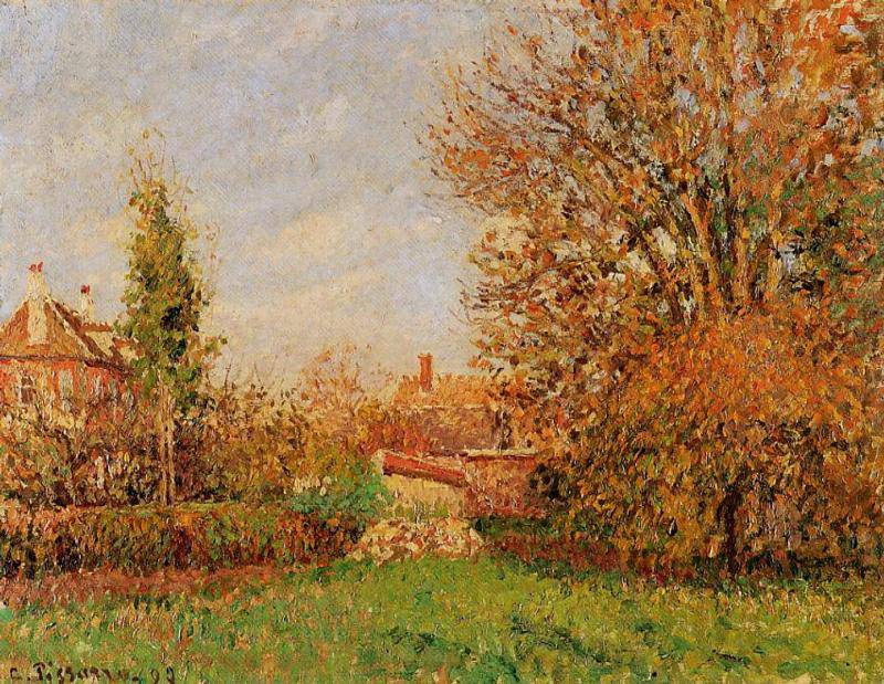 Autunm in Eragny - Camille Pissarro