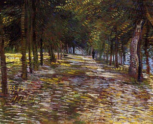 Avenue in Voyer d'Argenson Park at Asnieres - Vincent van Gogh