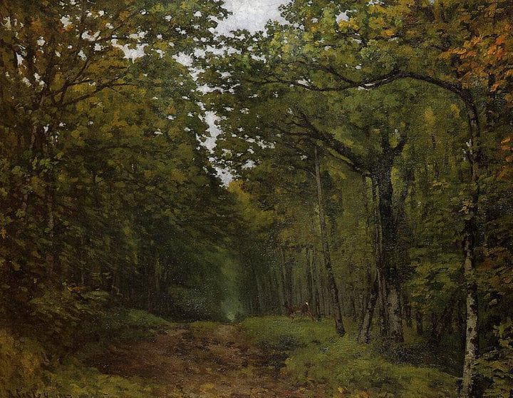 Avenue of Chestnut Trees near La Celle Saint Cloud by Alfred Sisley — hand-painted botanical oil painting reproduction on canvas