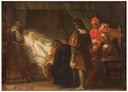 Preparatory sketch for The will of Isabella the Catholic by Eduardo Rosales — hand-painted portrait oil painting reproduction on canvas