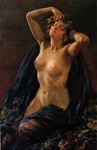 Bacante by José Garnelo — hand-painted cultural oil painting reproduction on canvas