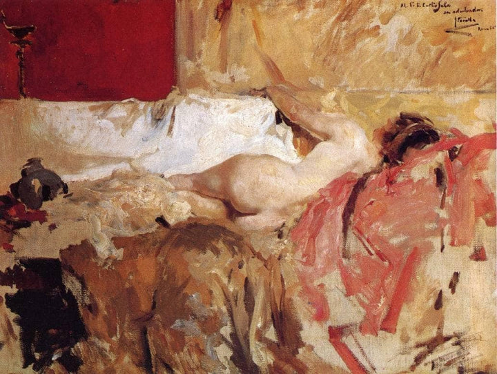 Bacchante by Joaquín Sorolla — hand-painted portrait oil painting reproduction on canvas