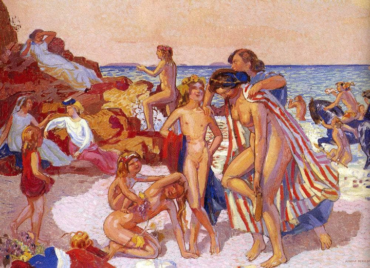 Bacchus and Ariadne by Maurice Denis — hand-painted cultural oil painting reproduction on canvas